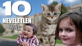 10 Neveletlen Diák TOPLISTÁK [upl. by Oakes]