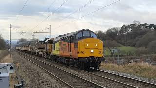 Class 37s 37254 amp 37607 6C37 on the Lickey Incline 4224 [upl. by Aric242]