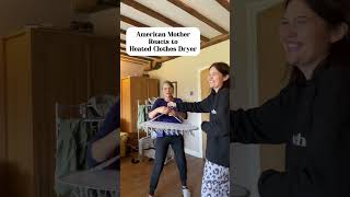 American Grandmother Reacts to the UKs Heated Clothes Horse 😂americanreacts englishcountryside [upl. by Naiva]