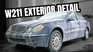 Exterior Detailing On This Mercedes W211  Car Detailing [upl. by John418]