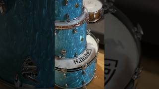 Unboxing My Dream Kit ⁠gretschdrumsusa broadkaster Aqua Satin Flame gretsch drums gretschdrums [upl. by Cutlor]