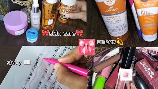 𓍢ִ໋🌷͙֒✧Aesthetic vlog 𓍢ִ໋🌷͙֒✧｡˚♡ study📚 skincare🎀 organization 🧩 [upl. by Annayd]