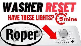 Roper Washing Machine Troubleshooting Tips and Solutions [upl. by Derril583]