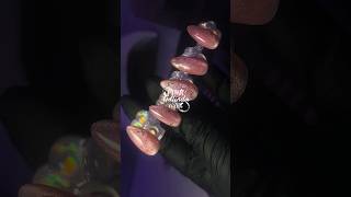 🎀💕Galinda Nails💕🎀 naildesigns nailart nails wicked arianagrande easynails nailtech [upl. by Gussie279]