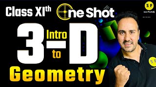 Intro to Three dimensional geometry One shot Maths  Class 11th Maths NCERT with Ushank Sir [upl. by Enylorac]