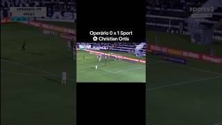 ⚽️ Christian Ortís  Operário 0x1 Sport  Brasileirão serie B  35 rodada shorts [upl. by Oremor]