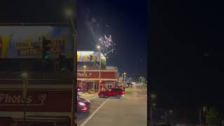 Fireworks Over 4th Of July Wisconsin Dells WI [upl. by Nojram]