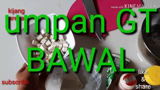 Bikin umpan GT Bawaltahu [upl. by Mcfarland]