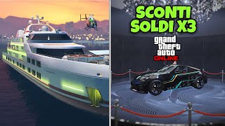 SCONTI E SOLDI TRIPLI SU GTA ONLINE AGGIORNAMENTO SETTIMANALE [upl. by Mall]