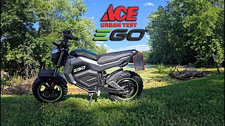 Ego Power 56V Mini Bike Review Urban Assault [upl. by Hayyifas]