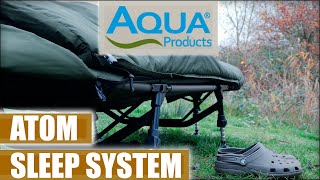 Aqua Products Atom Bed System  The Best LIGHTWEIGHT sleep system on the MARKET  Carp Fishing [upl. by Ainav]