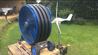 100 Watt Small Wind Turbine output test and review [upl. by Macdonald]