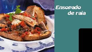 ENSOPADO DE RAIA  RECEITAS [upl. by Bessy]