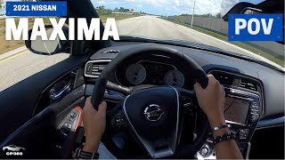 2021 Nissan Maxima Platinum ► POV Test Drive [upl. by Asare]