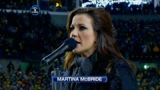 Martina McBride Star Spangled Banner GREATEST LIVE PERFORMANCE National Anthem Independence Day [upl. by Zil]