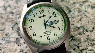 Citizen REGUNO KM141513 ソーラーチタニウム全面夜光 [upl. by Hael]