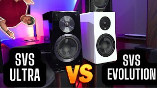 Does the Evolution Sound Better SVS Ultra Evolution Bookshelf amp SVS Ultra Bookshelf Comparison [upl. by Enetsirk]