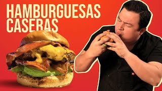 Hamburguesas Caseras  Munchies Lab [upl. by Sairtemed]