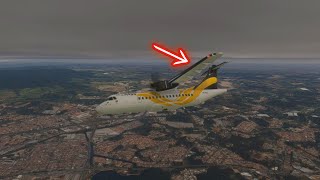 Acidente Com Avião ATR Passaredo Voe Pass em São Paulo [upl. by Enilemme]