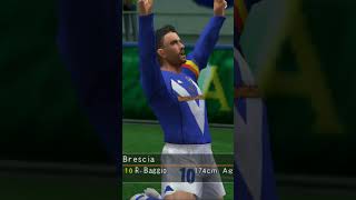 GOAT Baggio in pes3 [upl. by Ahsaela]