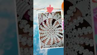 crochet 2024 مفرش كروشي سيري للعرائس بسيط وجميل ويناسب مشاريع لكروشي 🥰💥🇩🇿 [upl. by Ainit651]