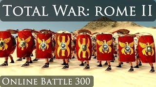 Total War Rome 2 Online Battle Video 300 [upl. by Gefell498]