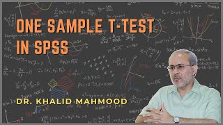 SPSS 6 One Sample tTest UrduHindi  Prof Khalid Mahmood [upl. by Oliviero]