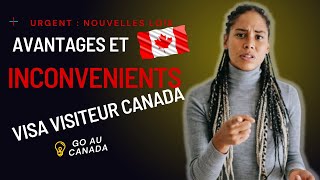 Avantages et inconvénients du VISA Visiteur au Canada 😐 [upl. by Swee]