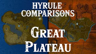 Whats Going on with the Great Plateau HYRULE COMPARISONS [upl. by Halie]