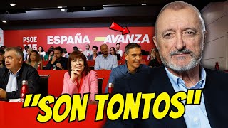 Un Gran Pérez Reverte SE MOFA de los “T0NT0S” socialistas que apoyan a Sánchez [upl. by Luapnoj]