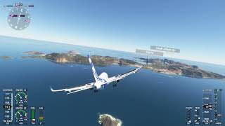 Doing a challenging landing at Saint Barthélemy 😅landingchallenge [upl. by Anihcak]