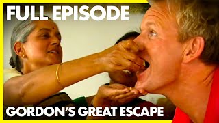 Gordon Tries REAL Indian Food  Gordons Great Escape  Gordon Ramsay [upl. by Neelav]