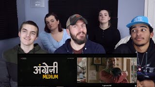 Angrezi Medium  Official Trailer REACTION  Irrfan Kareena Radhika  Dinesh Vijan  Homi Adajania [upl. by Vitkun]