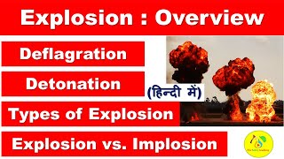 Explosion in Hindi  Types of Explosion  Deflagration  Detonation  Implosion vs Explosion  FSA [upl. by Amadeus]