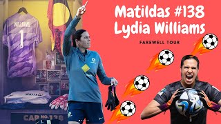 The Matildas Goalkeeper Lydia Williams Farewell Tour [upl. by Ledeen36]