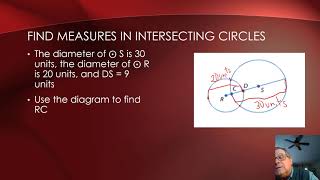 Find Measures in Intersecting Circles [upl. by Brigit813]