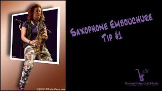 Saxophone Embouchure Tip 1 How to stop air leaking from the corners [upl. by Neicul]