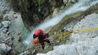 Canyoning Slovenia  Predelica Globoski potok Brussine  Italy [upl. by Carlyn]