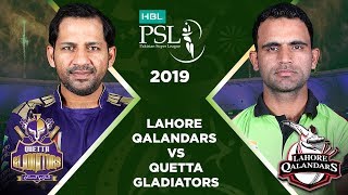 Match 17 Full Match Highlights Lahore Qalandars vs Quetta Gladiators  HBL PSL 4  HBL PSL 2019 [upl. by Erskine]