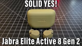 Jabra Elite 8 Active Gen 2 Review Call Quality Test 🎧 [upl. by Duile]