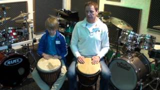 Djembe rhythms and grooves part 6 the combinations Kono Mix Fulla [upl. by Hopper]