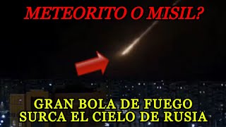 Cae METEORITO o BOLA de FUEGO del Cielo en Chelíabinsk RUSIA 27 febrero 2024 Bólido o Misil rusia [upl. by Conlin]