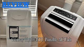 COSTWAY 11500 BTU Portable Air Conditioner Review  Watch before ordering [upl. by Studnia]