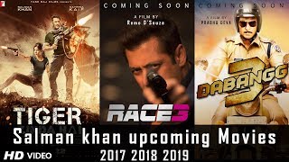 Salman Khan Upcoming Movies 2017 2018 2019  The News Lab [upl. by Herstein]