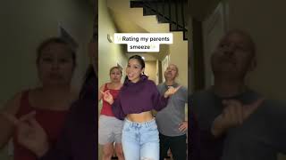 Rating my parents smeeze dance 🤣🕺🏽 [upl. by Ayomat]