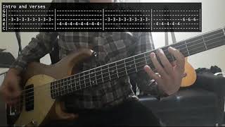 Rammstein  Rosenrot Bass Cover Lesson TABs [upl. by Intyre]