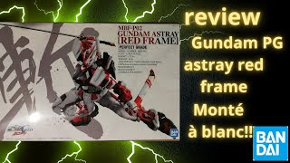 Review Gundam pg Bandai monté à blancBANDAISPIRITS [upl. by Ahsikat]