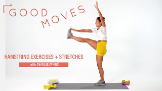 Hamstring Exercises With Charlee Atkins  Good Moves  WellGood [upl. by Ximenez292]