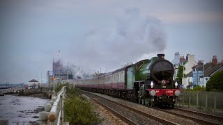 61306 Mayflower on full power through Starcross [upl. by Leavitt]