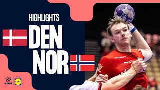 Denmark vs Norway  Round 1  EHF EURO Cup 2026 [upl. by Ystap]